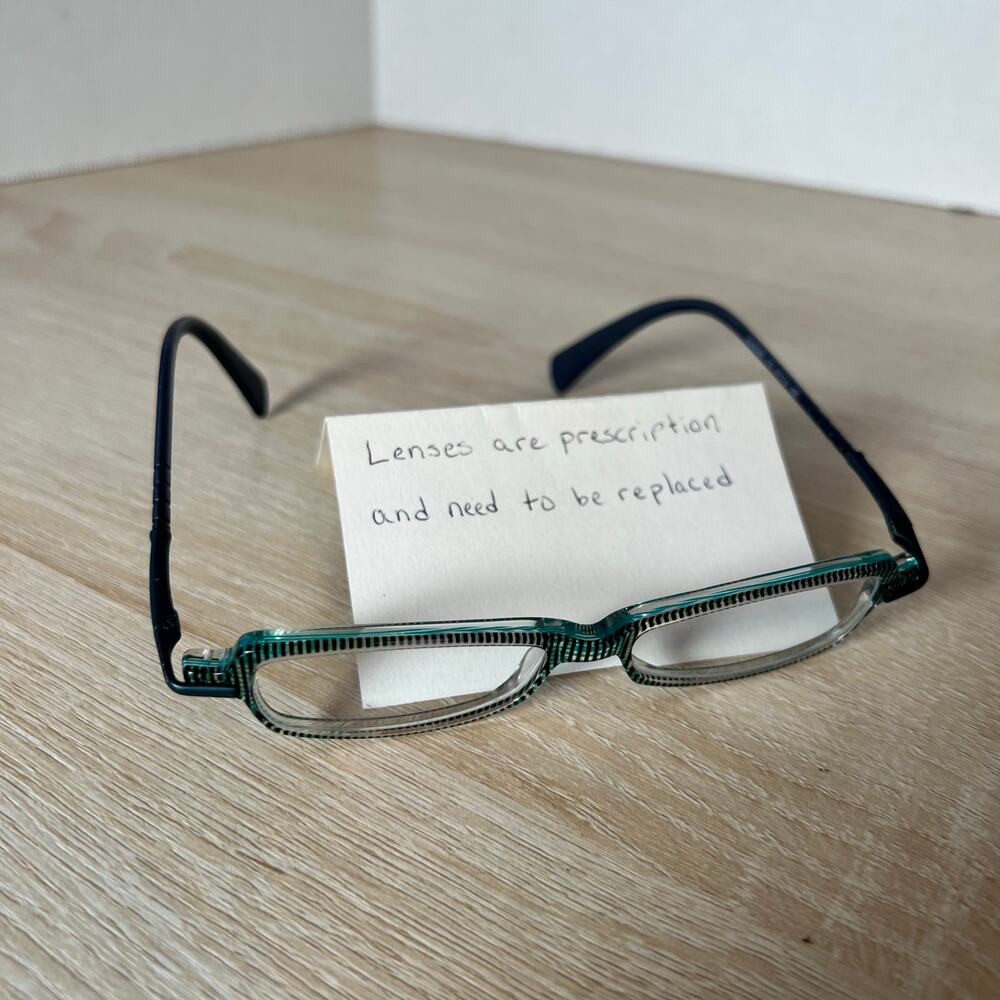 Jean Lafont Paris Aurore 419 Youth Eyeglasses Green Blue Frames 47-14-130